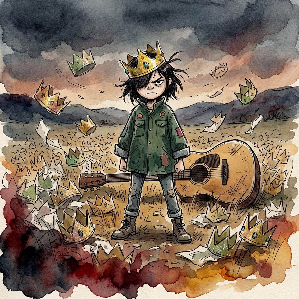 The Crown — a field of discarded crowns
